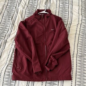 Nike Vintage Men’s Maroon Full-Zip Jacket
